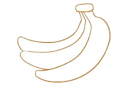 香蕉简笔画图片画法