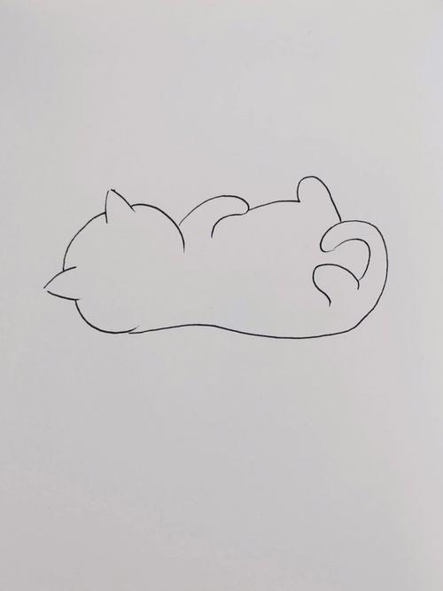 可爱猫咪简笔画 可爱猫咪简笔画图片