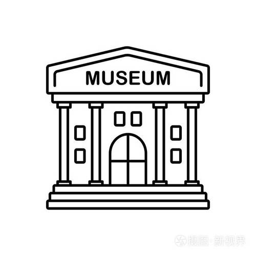 博物馆简笔画 中国国家博物馆简笔画
