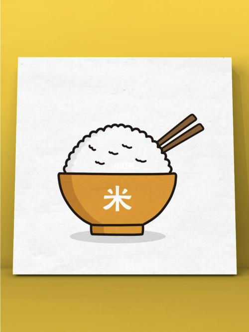 米饭简笔画彩色 五色糯米饭简笔画彩色
