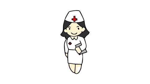 护士卡通简笔画 可爱的护士简笔画