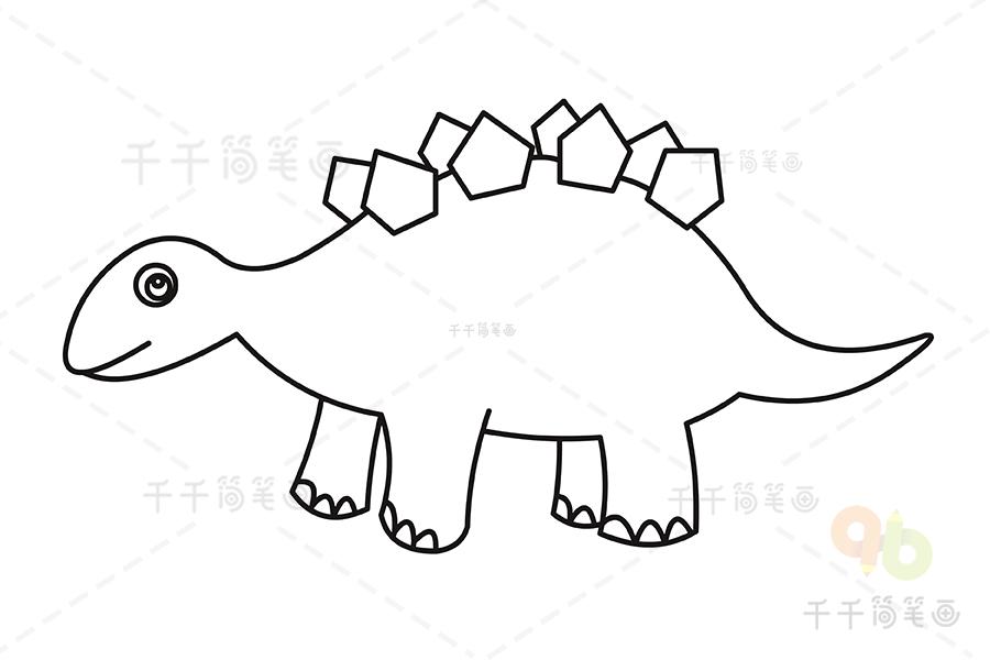 恐龙的简笔画 恐龙的简笔画怎么画简单又好看