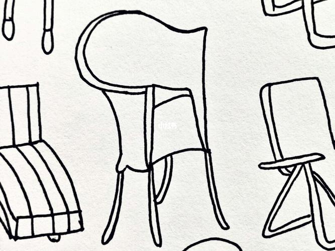 创意椅子简笔画