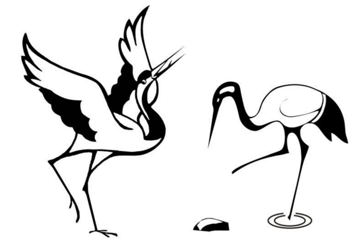 鹤的简笔画 千纸鹤的简笔画