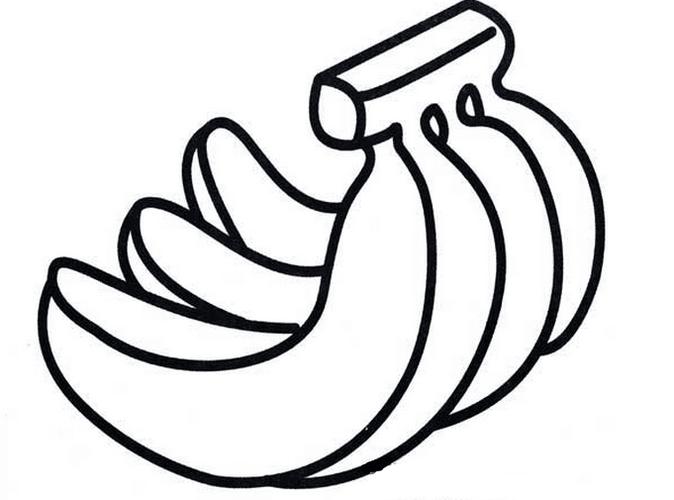 香蕉简笔画可爱