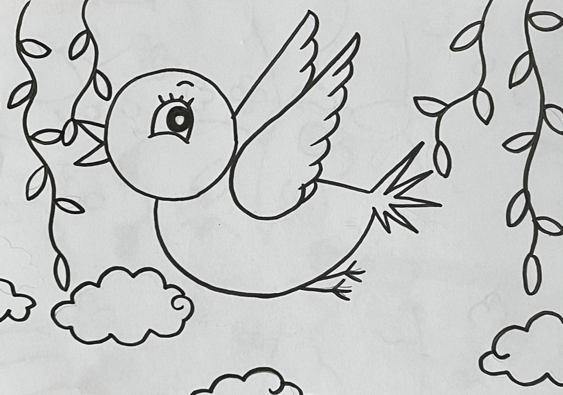 小鸟简笔画简单又漂亮 小鸟简笔画简单又漂亮儿童画