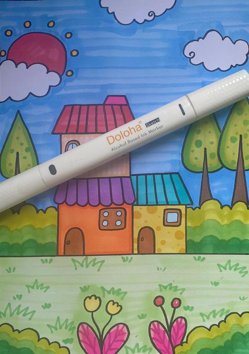 房子的画法儿童 房子的画法儿童简笔画图片
