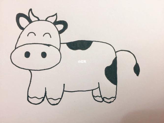 牛的简笔画步骤 牛的简笔画步骤画法