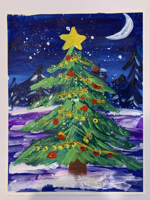 圣诞树该怎么画 圣诞树该怎么画小雪花该怎么画呢
