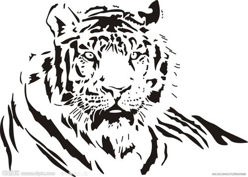 老虎的画法图片 幼儿简笔画老虎的画法图片