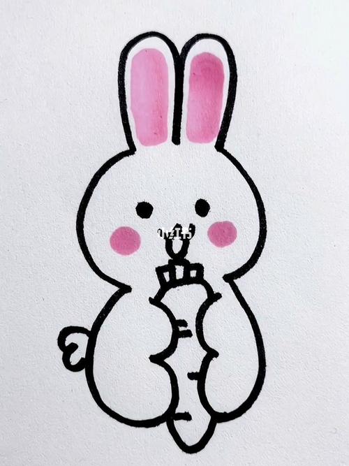 简笔画小兔子的画法最简单