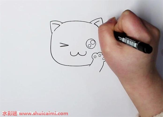 如何画猫咪简笔画步骤 如何画猫咪简笔画