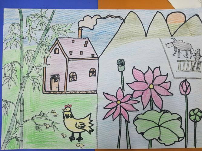 我的家乡简笔画 我的家乡简笔画二年级
