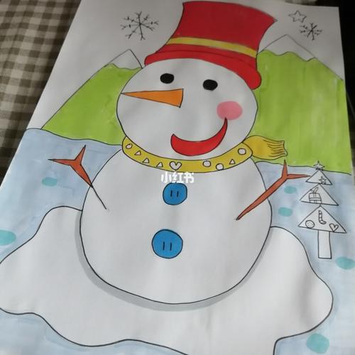 儿童简笔画雪人 儿童简笔画雪人图片