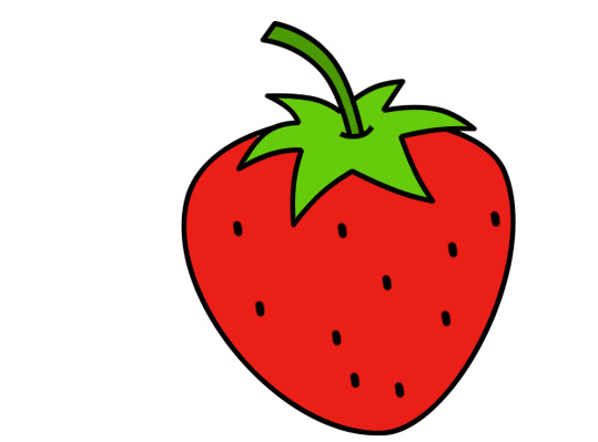 草莓的简笔画 草莓的简笔画简单又漂亮