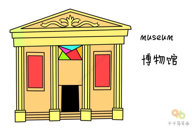 博物馆简笔画 中国国家博物馆简笔画