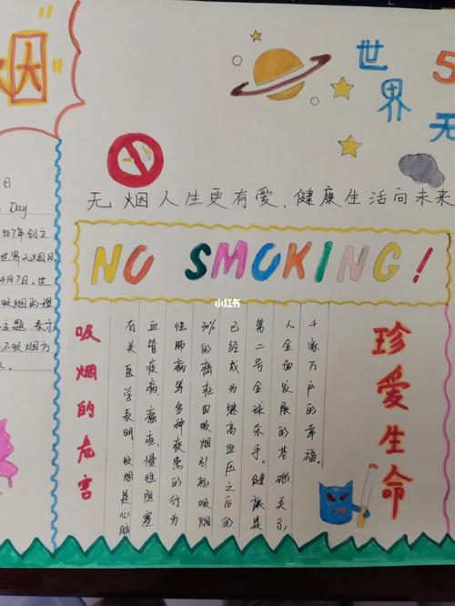 手抄报禁止吸烟内容