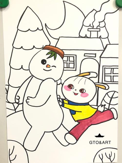 雪人图片简笔画 雪人图片简笔画彩色