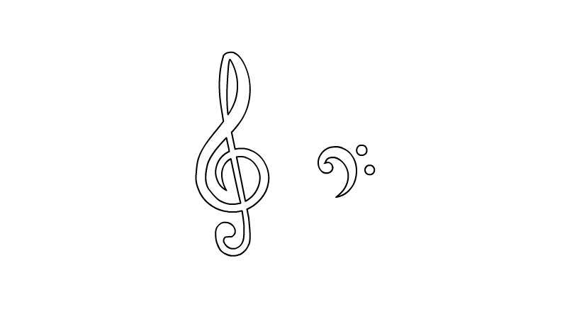 音乐的符号简笔画
