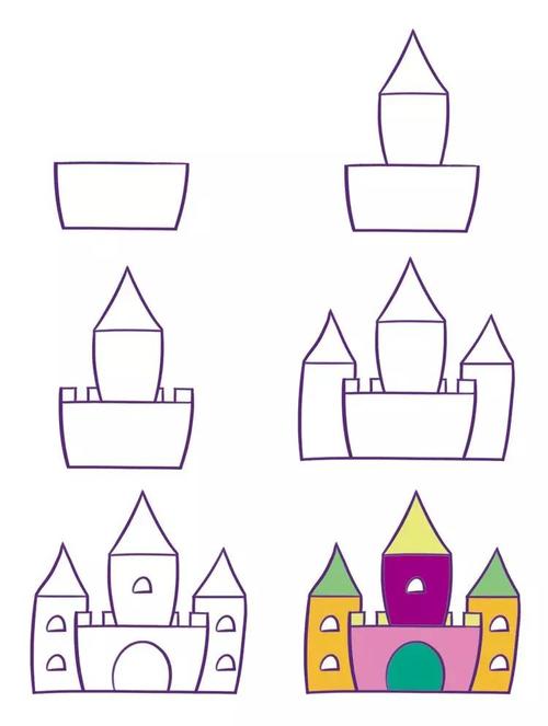 幼儿画房子图片大全简笔画 幼儿简单画房子图片简笔画