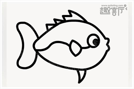 小鱼怎么画简笔画