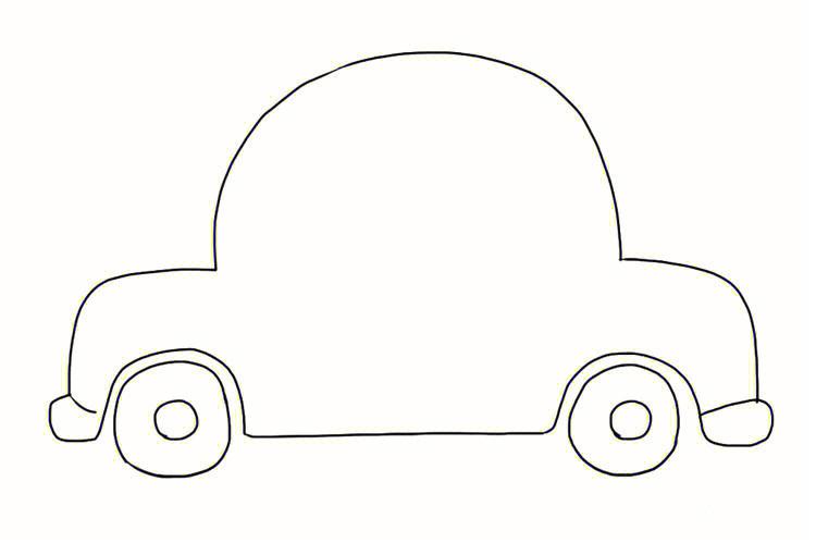 小汽车画法简笔画图片 小汽车画法简笔画图片未来