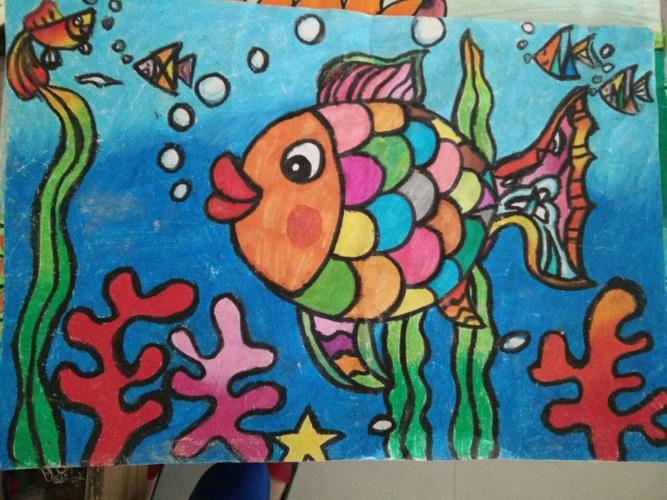幼儿园鱼的简笔画 幼儿园鱼的简笔画图片大全