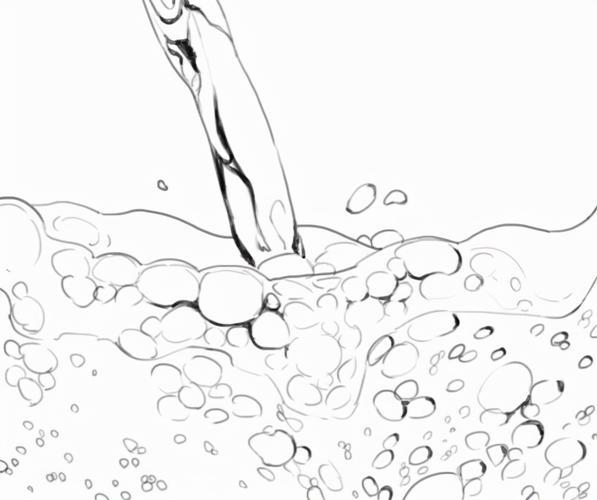 水的简单画法 水的简单画法图片