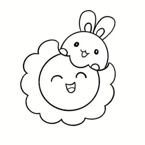 中秋兔子的简笔画 中秋兔子的简笔画简单
