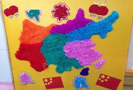 儿童画简单又漂亮中国地图 儿童画简单又漂亮中国地图图片