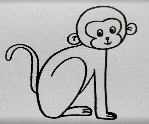 猴子的简笔画图片大全