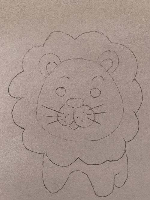 儿童简笔画狮子 儿童简笔画狮子图片大全