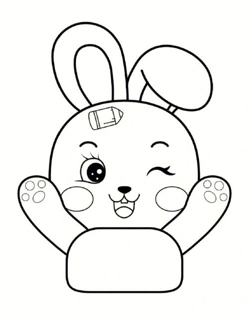 小兔子的简笔画可爱卡通 小兔子的简笔画可爱卡通图片