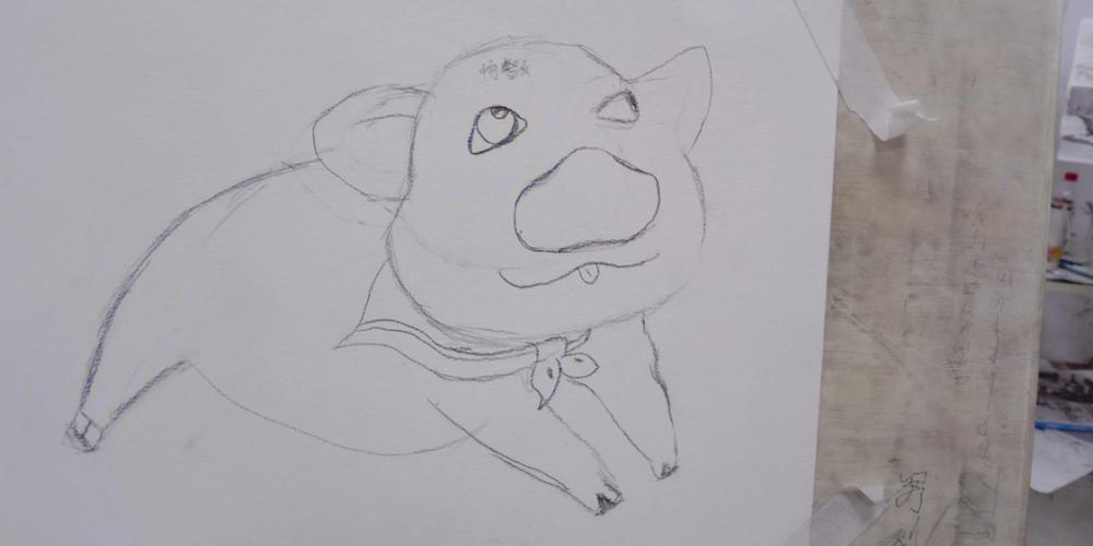 猪的简笔画怎么画