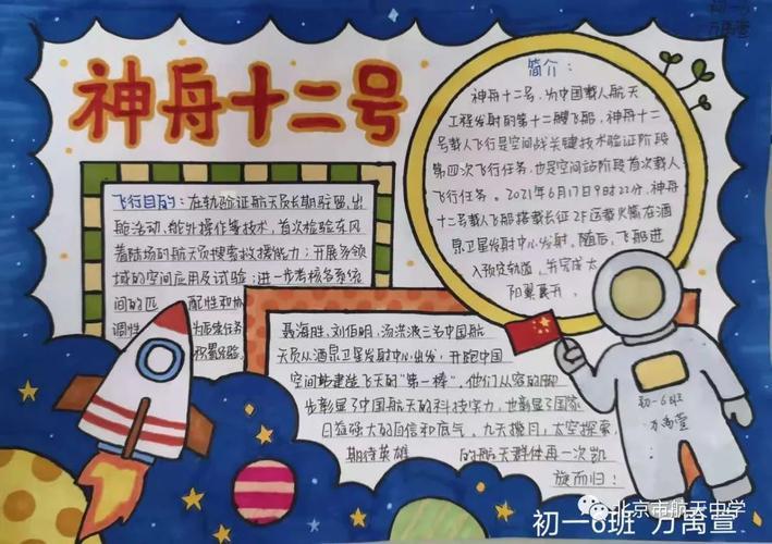 中国航天事业手抄报