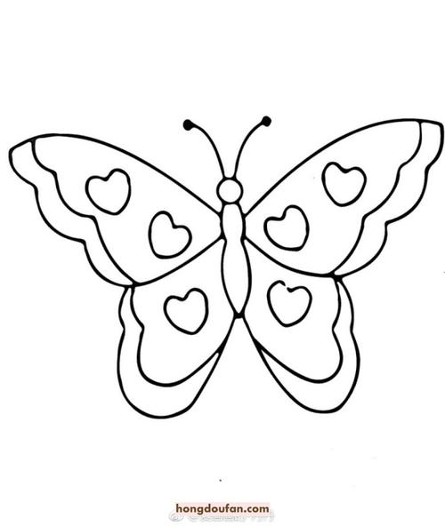 100种蝴蝶简笔画法 花怎么画好看