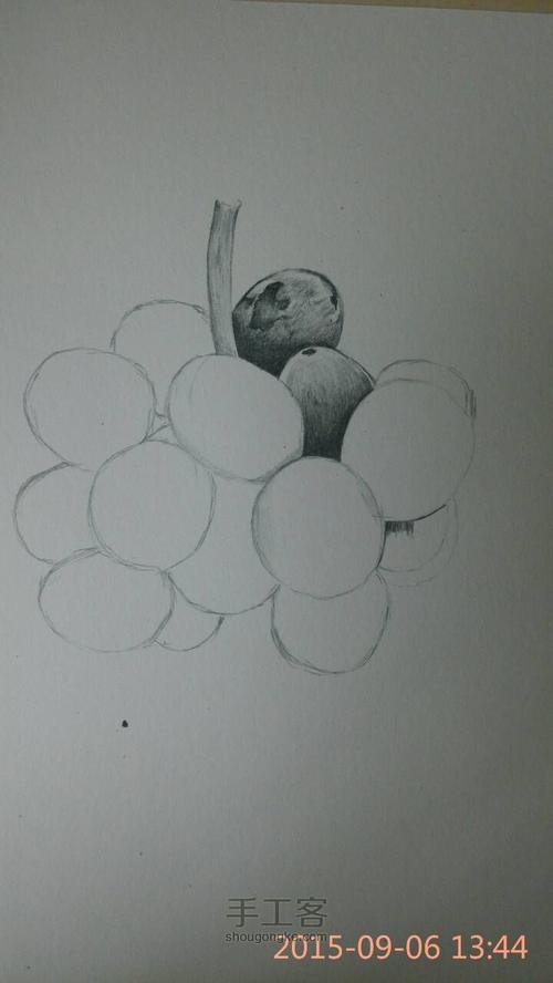 水果素描画 水果素描画简单
