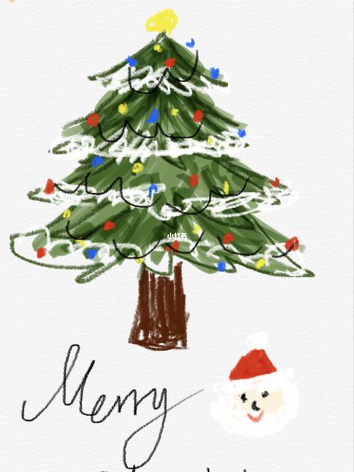 圣诞树怎么画的 圣诞树怎么画的图片
