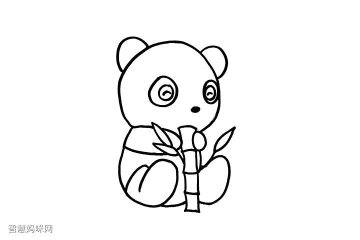 画熊猫怎么画 三年级画熊猫怎么画