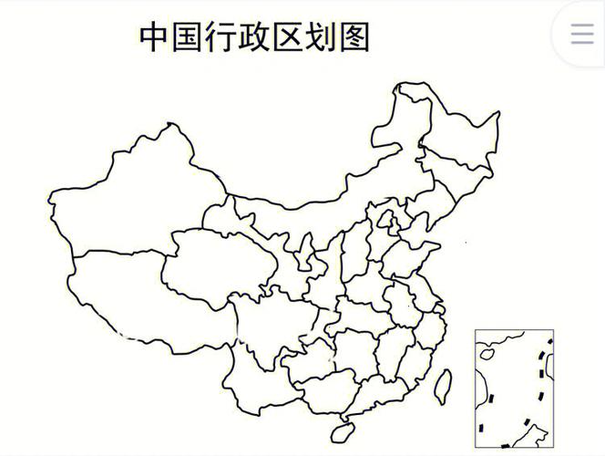 中国简笔画轮廓 中国简笔画轮廓版图
