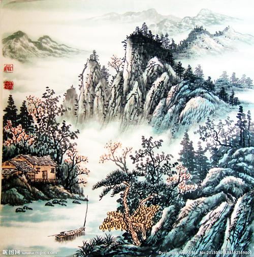 中国画图片 中国画图片山水画