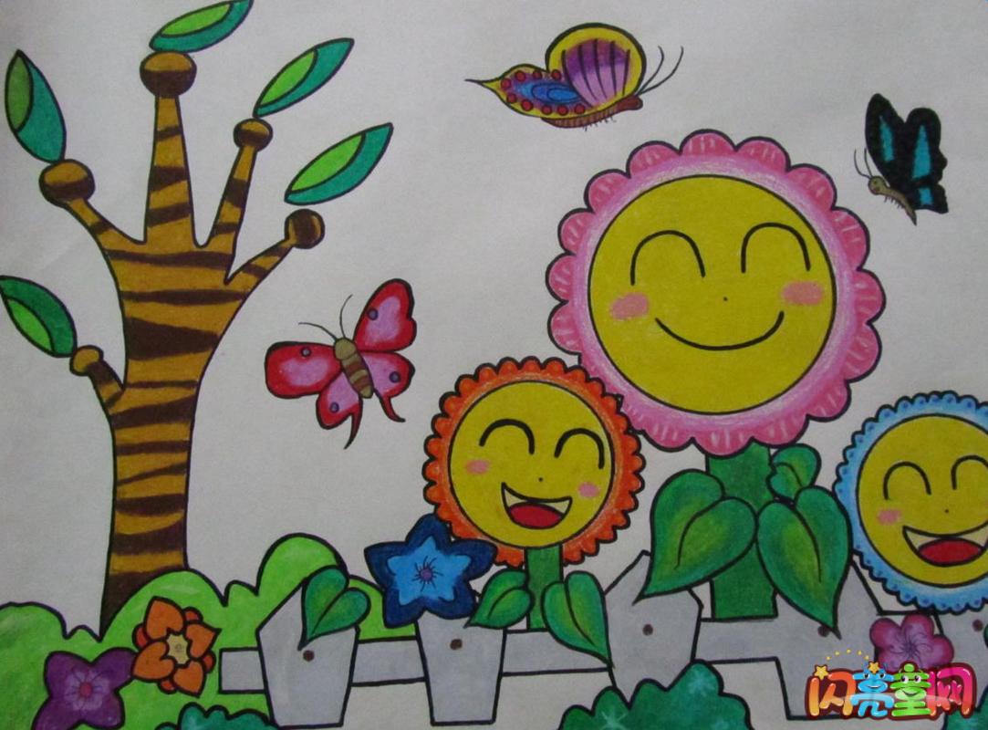 春天的儿童画 春天的儿童画简单的画