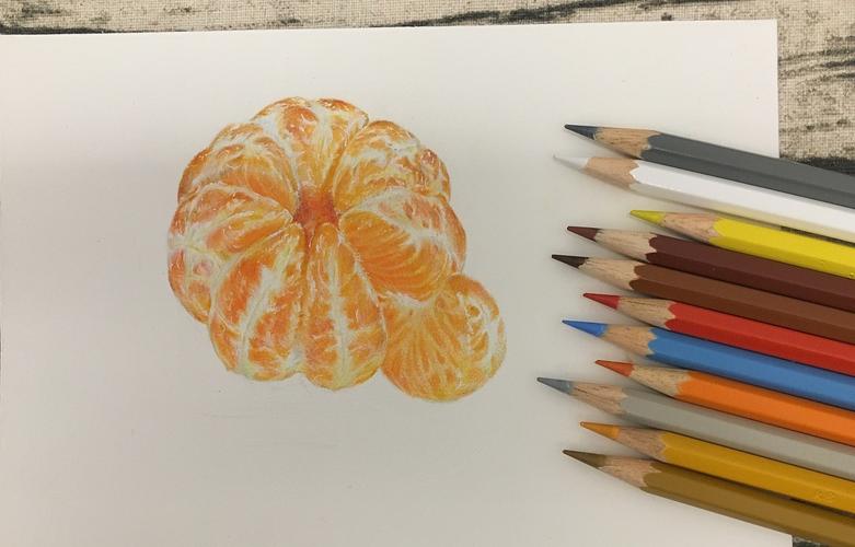 橘子瓣简笔画 橘子瓣简笔画图片彩色