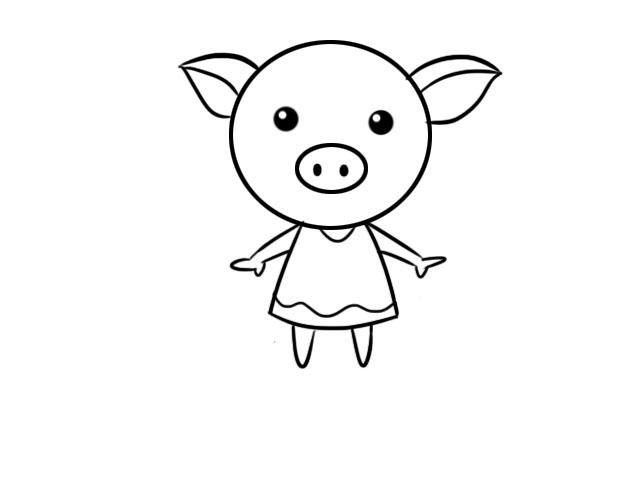 猪的图片简笔画 猪的图片简笔画图片