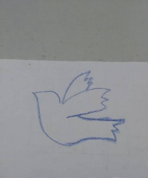 和平鸽的简笔画法 和平鸽的简笔画法儿童简笔画
