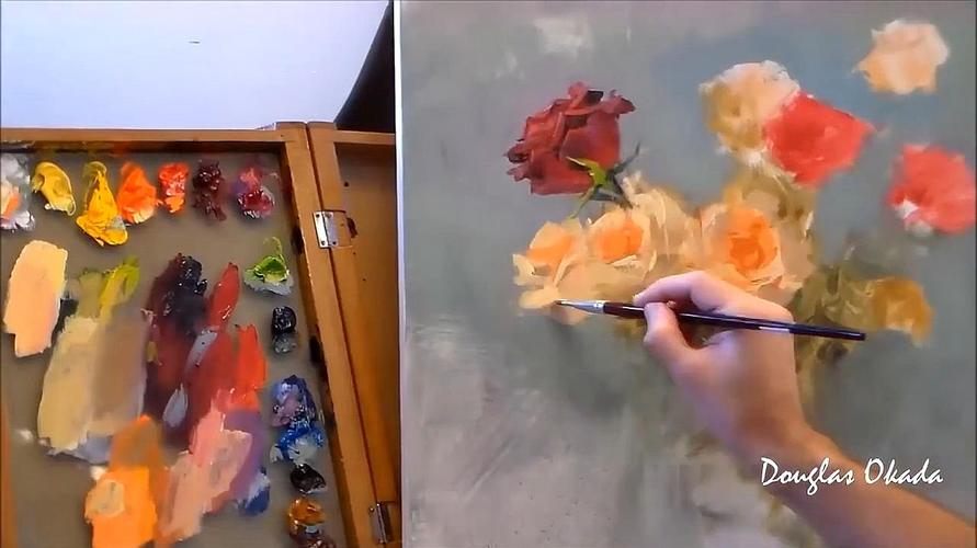 油画怎么画简单又好看的教程 如何画简单的油画