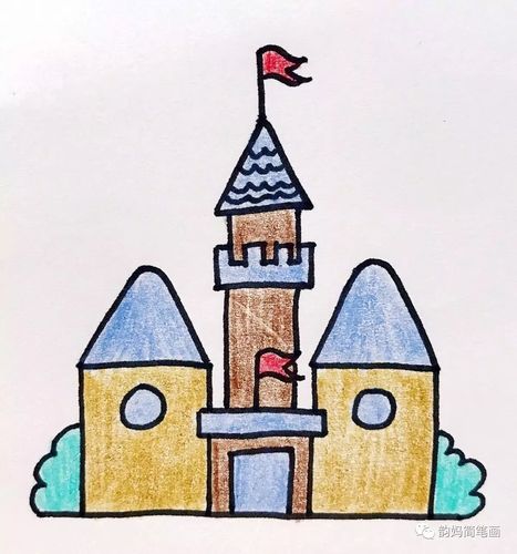 房子简笔画城堡 房子简笔画城堡画画
