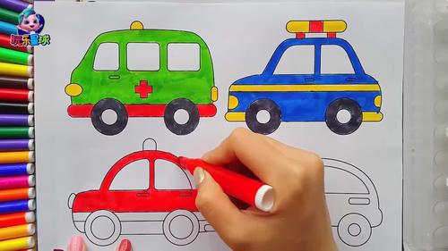 出租车简笔画 出租车简笔画儿童画