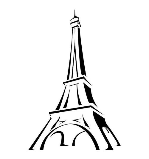 埃菲尔铁塔的简笔画 埃菲尔铁塔的简笔画图片