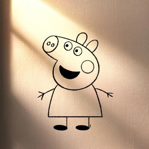 小猪佩奇的画法简笔画 小猪佩奇的画法简笔画简单